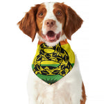 LGBT Rainbow Gadsden Flag Print Dog Bandana
