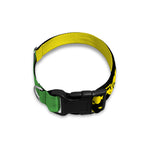 LGBT Rainbow Gadsden Flag Print Dog Collar
