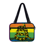 LGBT Rainbow Gadsden Flag Print Double Strap Bible Bag