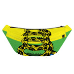 LGBT Rainbow Gadsden Flag Print Fanny Pack