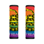 LGBT Rainbow Gadsden Flag Print Handle Covers