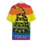 LGBT Rainbow Gadsden Flag Print Hawaiian Shirt