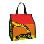 LGBT Rainbow Gadsden Flag Print Insulated Lunch Tote