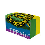 LGBT Rainbow Gadsden Flag Print Leather Tissue Box Cover