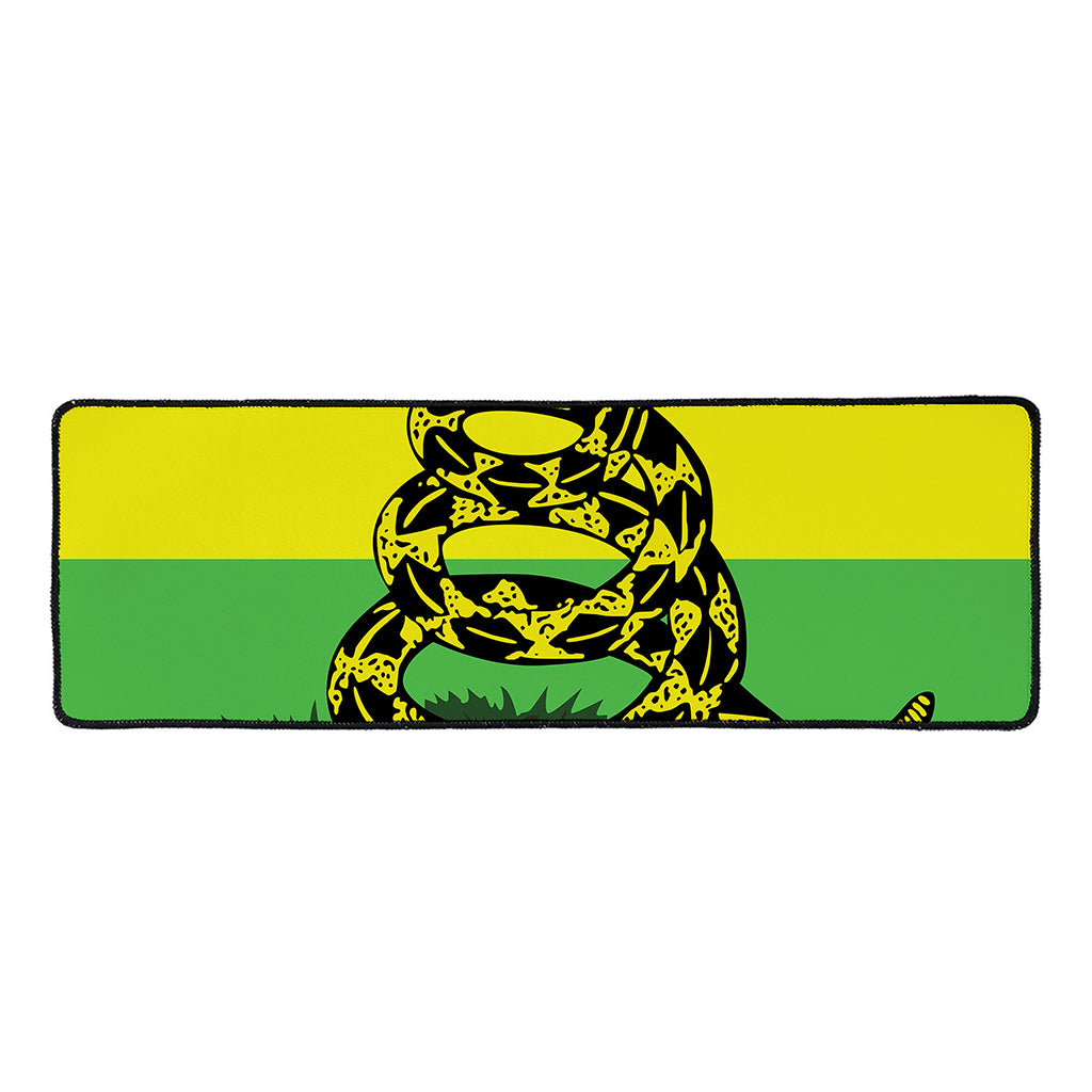 LGBT Rainbow Gadsden Flag Print Long Kitchen Mat