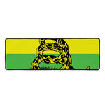 LGBT Rainbow Gadsden Flag Print Long Kitchen Mat