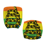 LGBT Rainbow Gadsden Flag Print Office Chair Cover