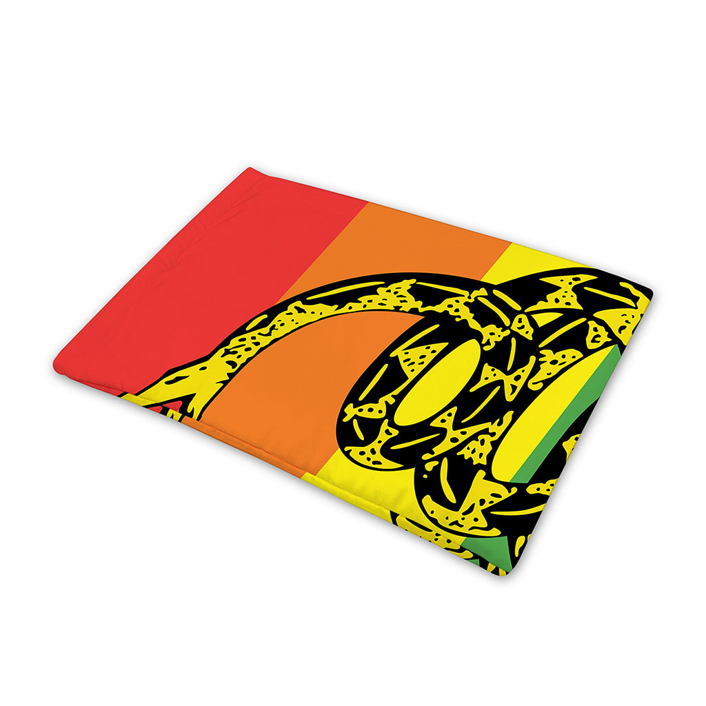 LGBT Rainbow Gadsden Flag Print Pet Cooling Mat Cover