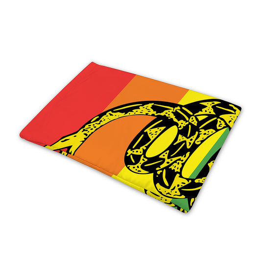 LGBT Rainbow Gadsden Flag Print Pet Cooling Mat Cover