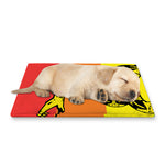 LGBT Rainbow Gadsden Flag Print Pet Cooling Mat Cover