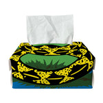 LGBT Rainbow Gadsden Flag Print Rectangle Tissue Box Cover