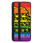 LGBT Rainbow Gadsden Flag Print Refrigerator Handle Covers