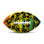 LGBT Rainbow Gadsden Flag Print Rugby Ball