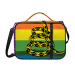LGBT Rainbow Gadsden Flag Print Shoulder Strap Bible Bag