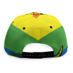 LGBT Rainbow Gadsden Flag Print Snapback Cap