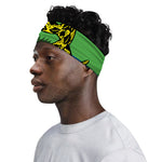 LGBT Rainbow Gadsden Flag Print Sports Headband