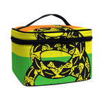 LGBT Rainbow Gadsden Flag Print Travel Makeup Bag