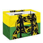 LGBT Rainbow Gadsden Flag Print Utility Tote Bag