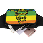 LGBT Rainbow Gadsden Flag Print Waist Bag