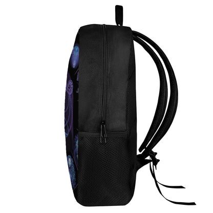 Libra And Astrological Signs Print 17 Inch Backpack