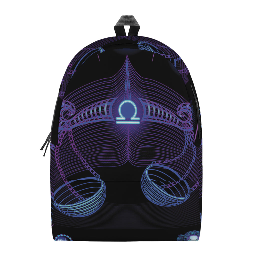 Libra And Astrological Signs Print Backpack