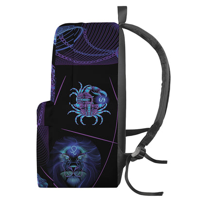 Libra And Astrological Signs Print Backpack