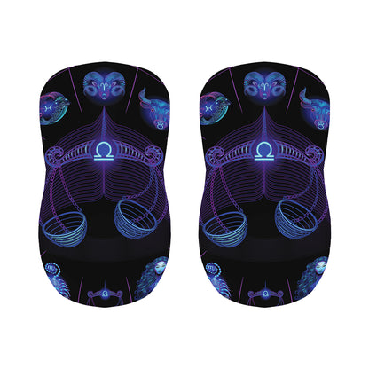 Libra And Astrological Signs Print Bar Stool Covers