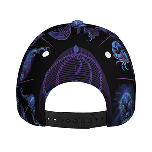 Libra And Astrological Signs Print Baseball Cap