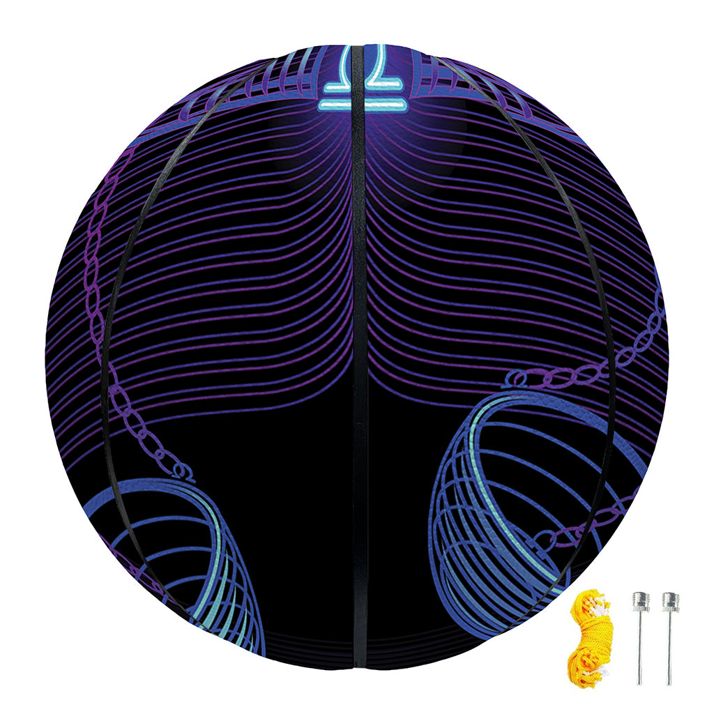 Libra And Astrological Signs Print Basketball