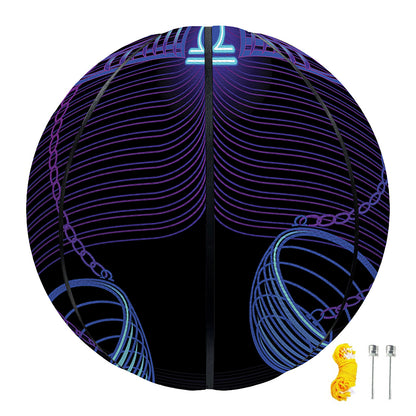 Libra And Astrological Signs Print Basketball