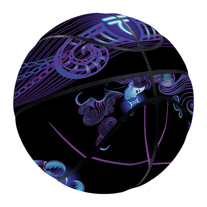 Libra And Astrological Signs Print Basketball