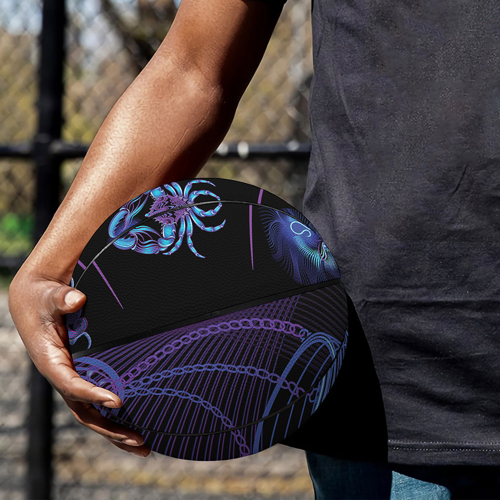 Libra And Astrological Signs Print Basketball