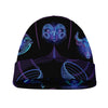 Libra And Astrological Signs Print Beanie