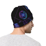 Libra And Astrological Signs Print Beanie