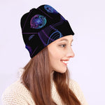 Libra And Astrological Signs Print Beanie