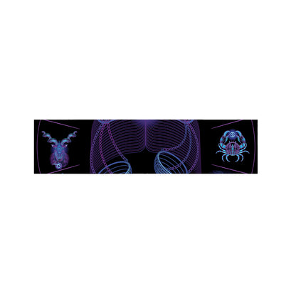 Libra And Astrological Signs Print Bed Runner