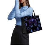 Libra And Astrological Signs Print Canvas Tote Bag