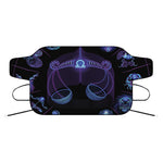 Libra And Astrological Signs Print Car Windshield Snow Cover