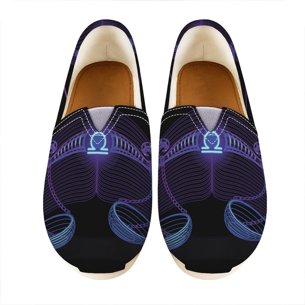 Libra And Astrological Signs Print Casual Shoes