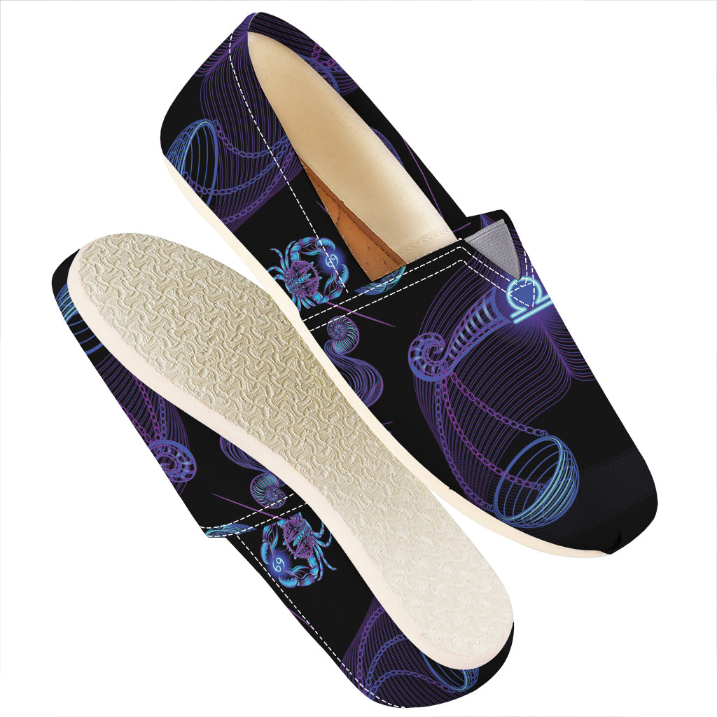 Libra And Astrological Signs Print Casual Shoes
