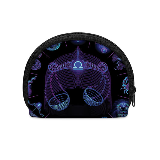 Libra And Astrological Signs Print Coin Purse