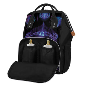 Libra And Astrological Signs Print Diaper Bag