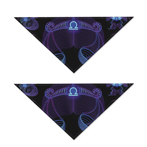 Libra And Astrological Signs Print Dog Bandana