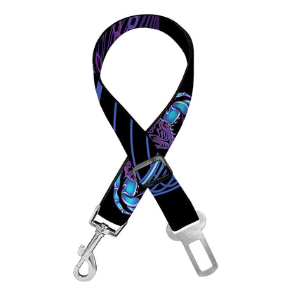 Libra And Astrological Signs Print Dog Seat Belt