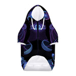 Libra And Astrological Signs Print Dog Zip Up Hoodie