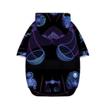 Libra And Astrological Signs Print Dog Zip Up Hoodie