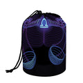 Libra And Astrological Signs Print Drawstring Makeup Bag