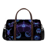 Libra And Astrological Signs Print Duffle Bag