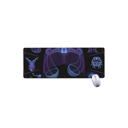 Libra And Astrological Signs Print Extended Mouse Pad