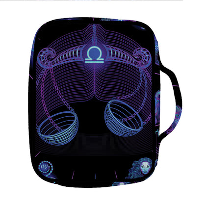 Libra And Astrological Signs Print Front Pocket Bible Bag